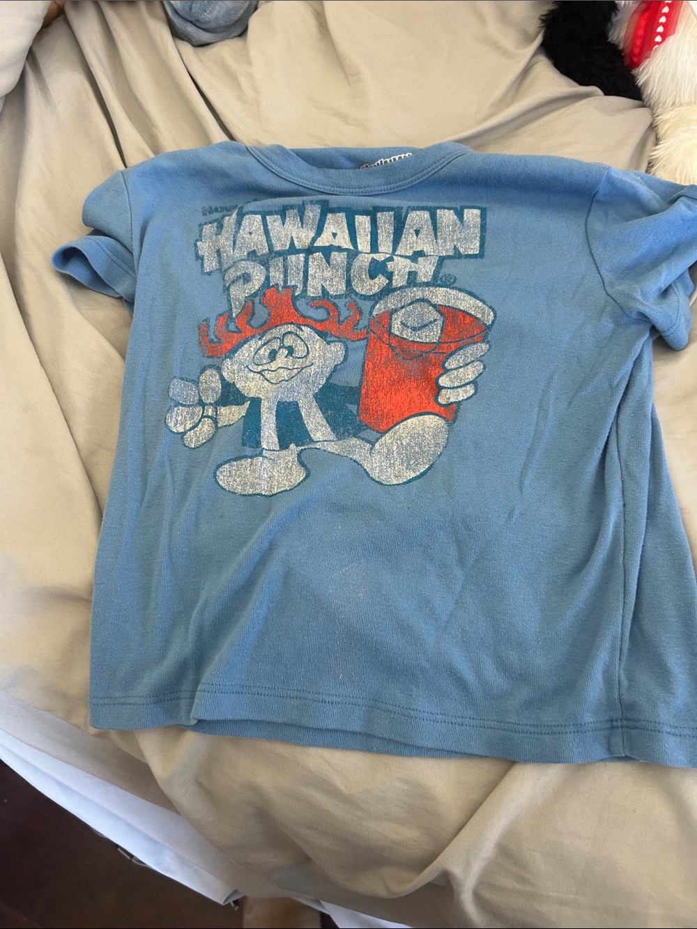 Graphic Kids Tee in Light Blue